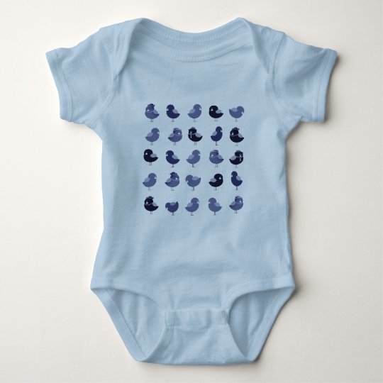 Body Para Bebé Modelo dulce del bebé del dibujo animado azul