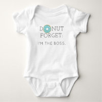 Modern Donut Forget Baby bodysuit de una pieza