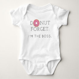 Body Para Bebé Modern Donut Forget Baby bodysuit de una pieza