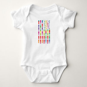 BODY PARA BEBÉ MODERN VERSION MULTICOLOR USA/EEUU FLAG MASANSER
