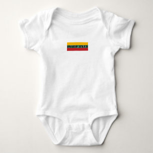 Body Para Bebé Moderna lituanía país lituano Bandera Souvenir