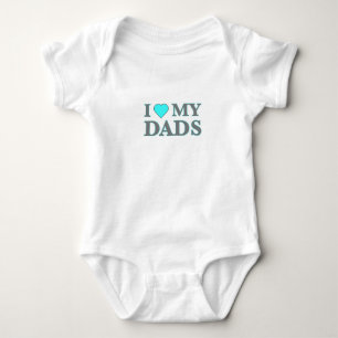 Body Para Bebé Moderno, corazón de mis papás
