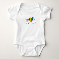 Moderno Love Suecia Bandera Souvenir Sueco