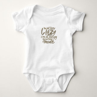 Body Para Bebé Modo de ahorro de energía" Baby Bodysuit