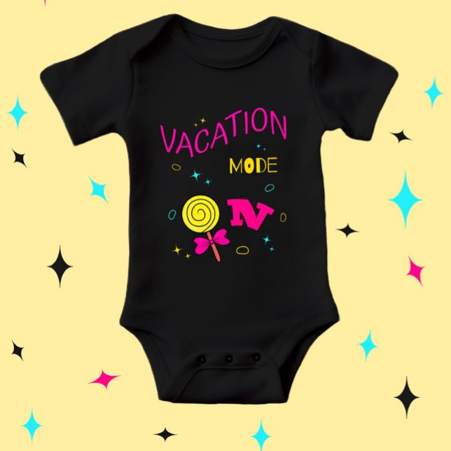 Body Para Bebé Modo de vacaciones activado (Subido por el creador)