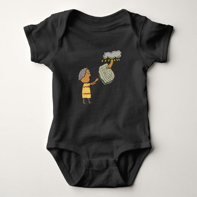 Body Para Bebé Moisés y los diez mandamientos (Anverso)