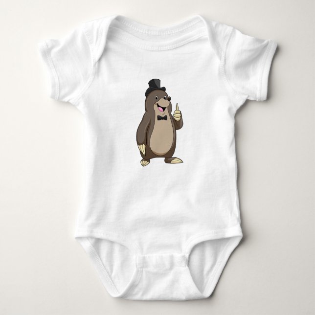 Body Para Bebé Mole as Groom with Tie (Anverso)