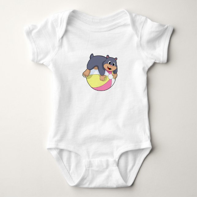 Body Para Bebé Mole con waterpolo. PNG (Anverso)