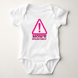 Body Para Bebé Mom’s Rules Only – Sassy New Mom Baby Apparel
