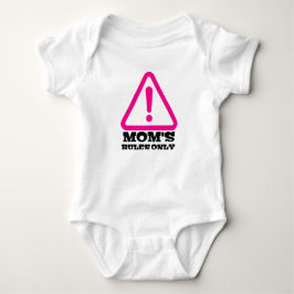 Body Para Bebé Mom’s Rules Only – Sassy New Mom Baby Apparel