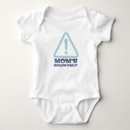Body Para Bebé Mom’s Rules Only – Sassy New Mom Baby Apparel