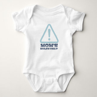 Body Para Bebé Mom’s Rules Only – Sassy New Mom Baby Apparel