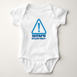 Body Para Bebé Mom’s Rules Only – Sassy New Mom Baby Apparel