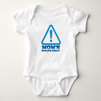 Body Para Bebé Mom’s Rules Only – Sassy New Mom Baby Apparel
