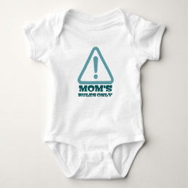 Body Para Bebé Mom’s Rules Only – Sassy New Mom Baby Apparel