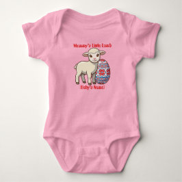Body Para Bebé Mommy’s Little Lamb Baby Bodysuit | Personalized