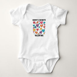 Body Para Bebé Mommy's Favorite Valentine Sweet Hearts Design
