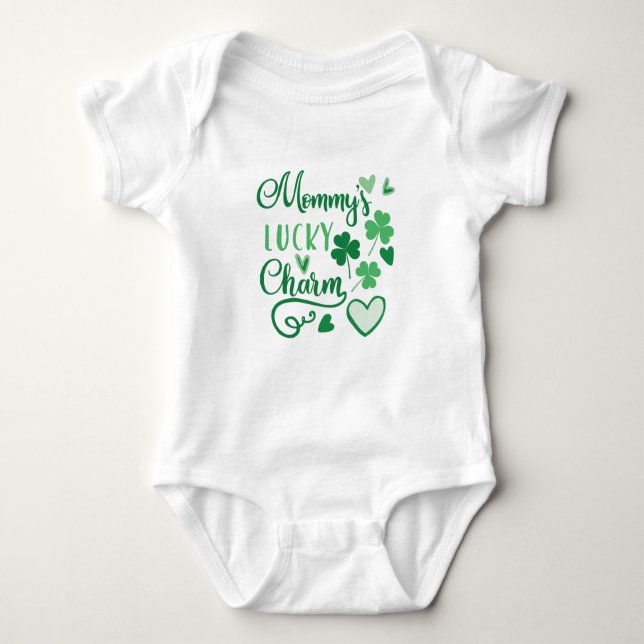 Body Para Bebé Mommys Lucky Charm (Anverso)