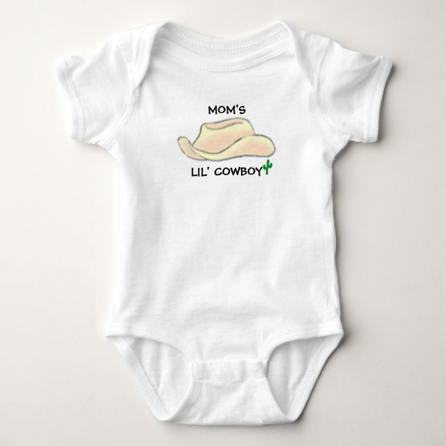 BODY PARA BEBÉ MOM'S LIL' COWBOY (Anverso)