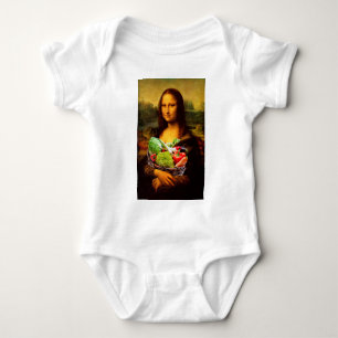 Body Para Bebé Mona Lisa ama a las verduras