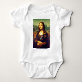 Body Para Bebé Mona Lisa Con Cinta De Rompecabezas