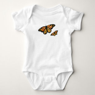 Body Para Bebé Monarca mariposa fauna naturaleza traje de bebé
