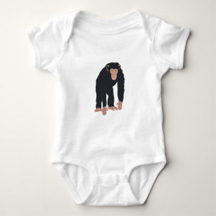 Body Para Bebé Monkey Chimpanzee