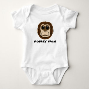 Body Para Bebé Monkey Face Creeper