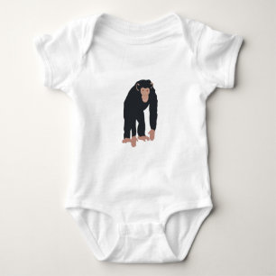 Body Para Bebé Mono Chimpancé  