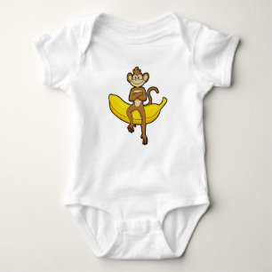 Body Para Bebé Mono con banana