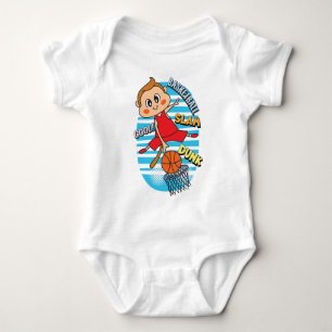 Body Para Bebé Mono de baloncesto