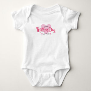 Body Para Bebé Mono de encargo del día de madre personalizada el