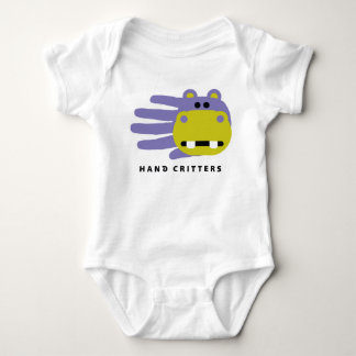 Body Para Bebé Mono de la camiseta del bebé del hipopótamo
