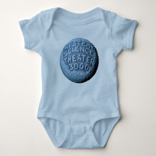 Body Para Bebé Mono de la luna de MST3K (azules cielos)