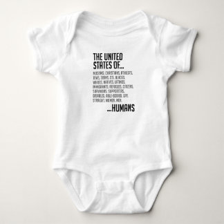 Body Para Bebé Mono del bebé de Estados Unidos