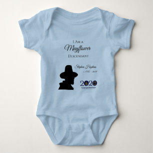 Body Para Bebé Mono del bebé de Stephen Hopkins Mayflower