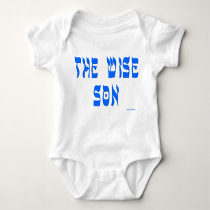 Body Para Bebé Mono del bebé el hijo sabio