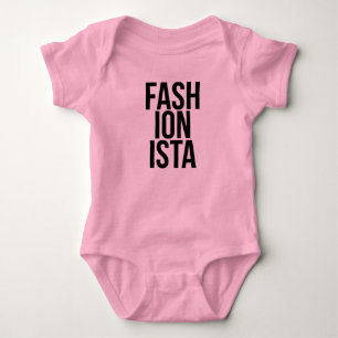 Body Para Bebé Mono del fashionista del bebé