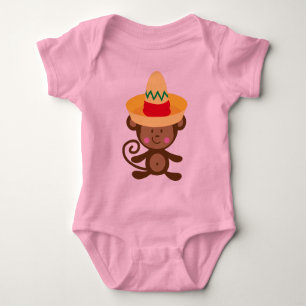 Body Para Bebé Mono en regalo del sombrero