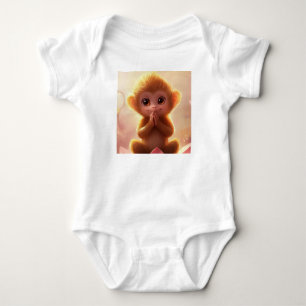 Body Para Bebé Mono juguetón en Lotus - Baby Bodysuit