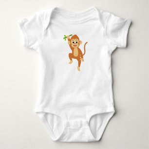 Body Para Bebé Mono lindo con bambú