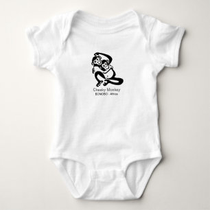 Body Para Bebé Mono malhumorado - BONOBO - África