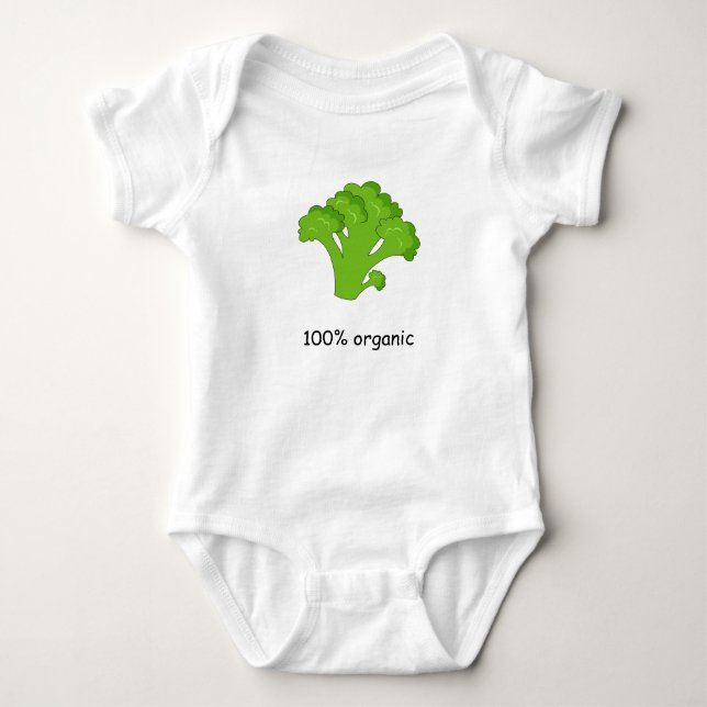 Body Para Bebé Mono orgánico del bebé del 100% (Anverso)