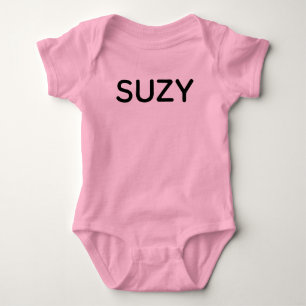BODY PARA BEBÉ MONO PERSONALIZADO PARA BEBÉ ROSA