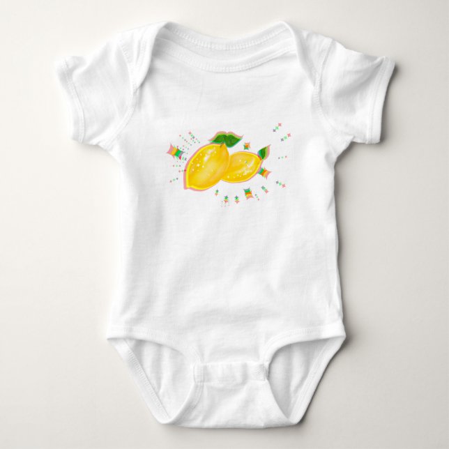 Body Para Bebé Mono pieza Lemon Pop Baby (Anverso)