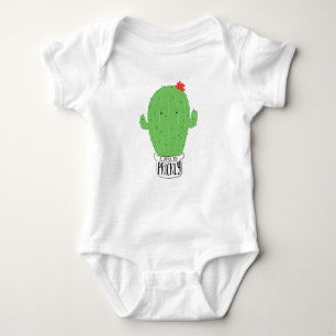 Body Para Bebé Mono unisex suculento del bebé del cactus