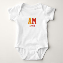 Monograma de texto de nombre personalizado amarill
