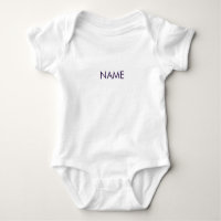 Monograma de texto de nombre personalizado violeta
