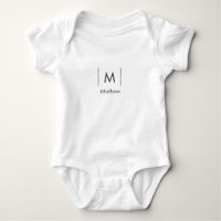 Monograma sencillo y elegante para hombre con líne