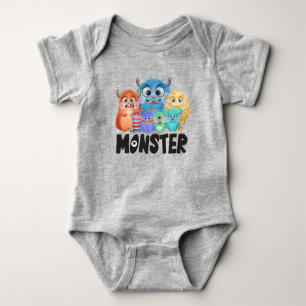 Body Para Bebé Monster Friends